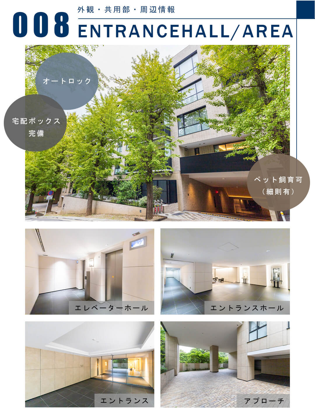008外観,共用部,周辺情報,ENTRANCEHALL,AREA
