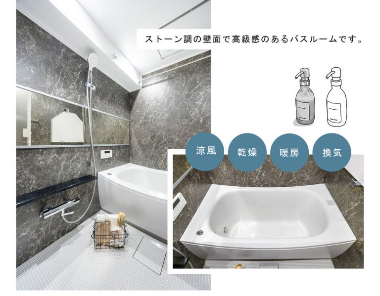 シーアイマンション駒場A棟の浴室