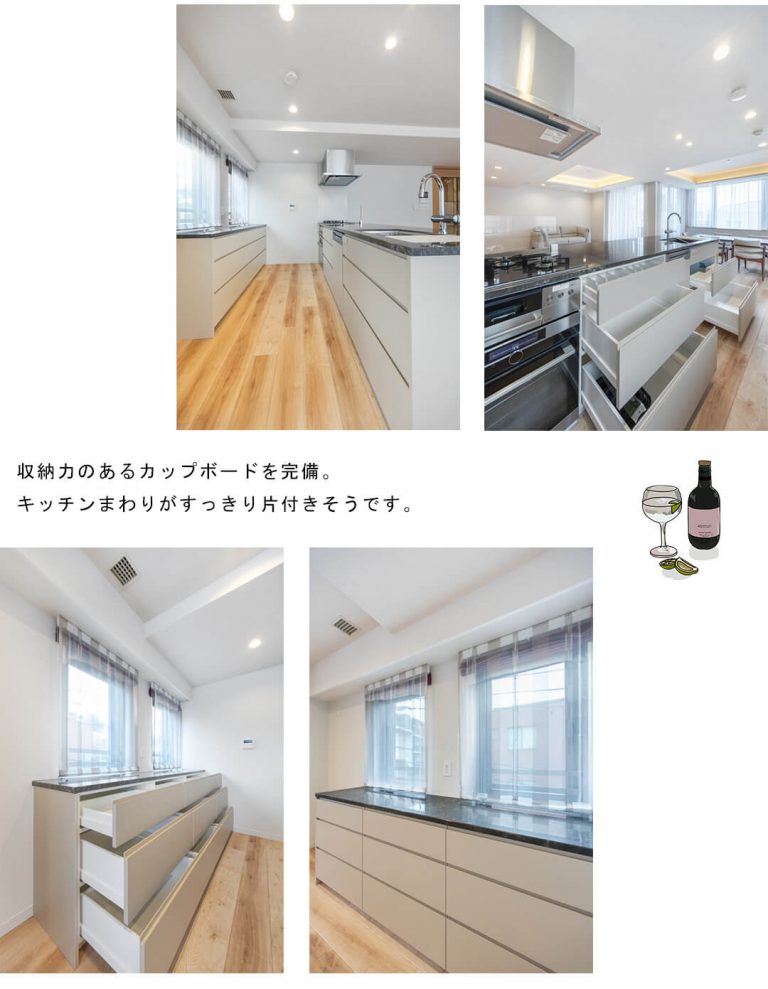 ルフォン南平台のキッチン