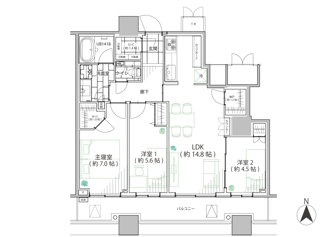  間取り図