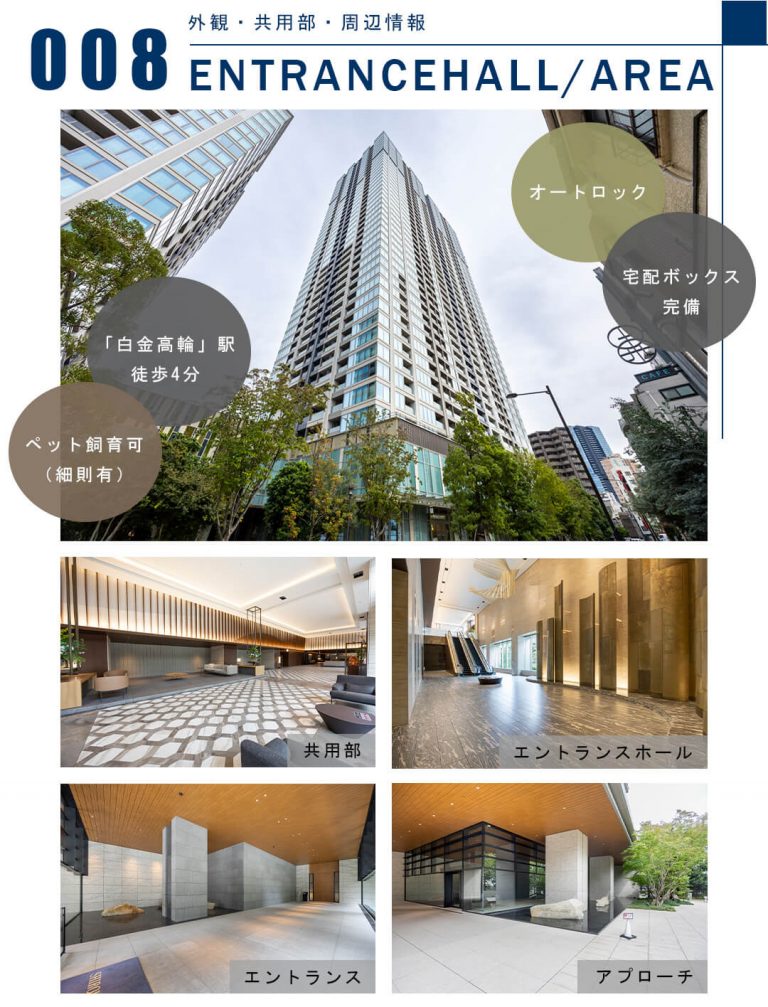 008外観,共用部,周辺情報,ENTRANCEHALL,AREA