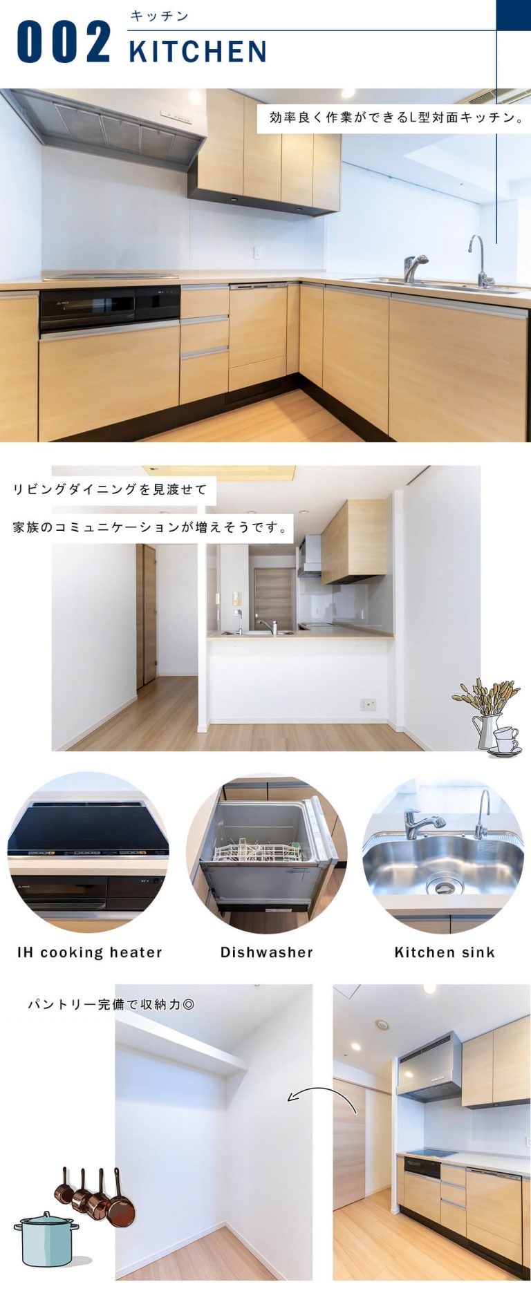 セントラルパークタワーラ・トゥール新宿のキッチン