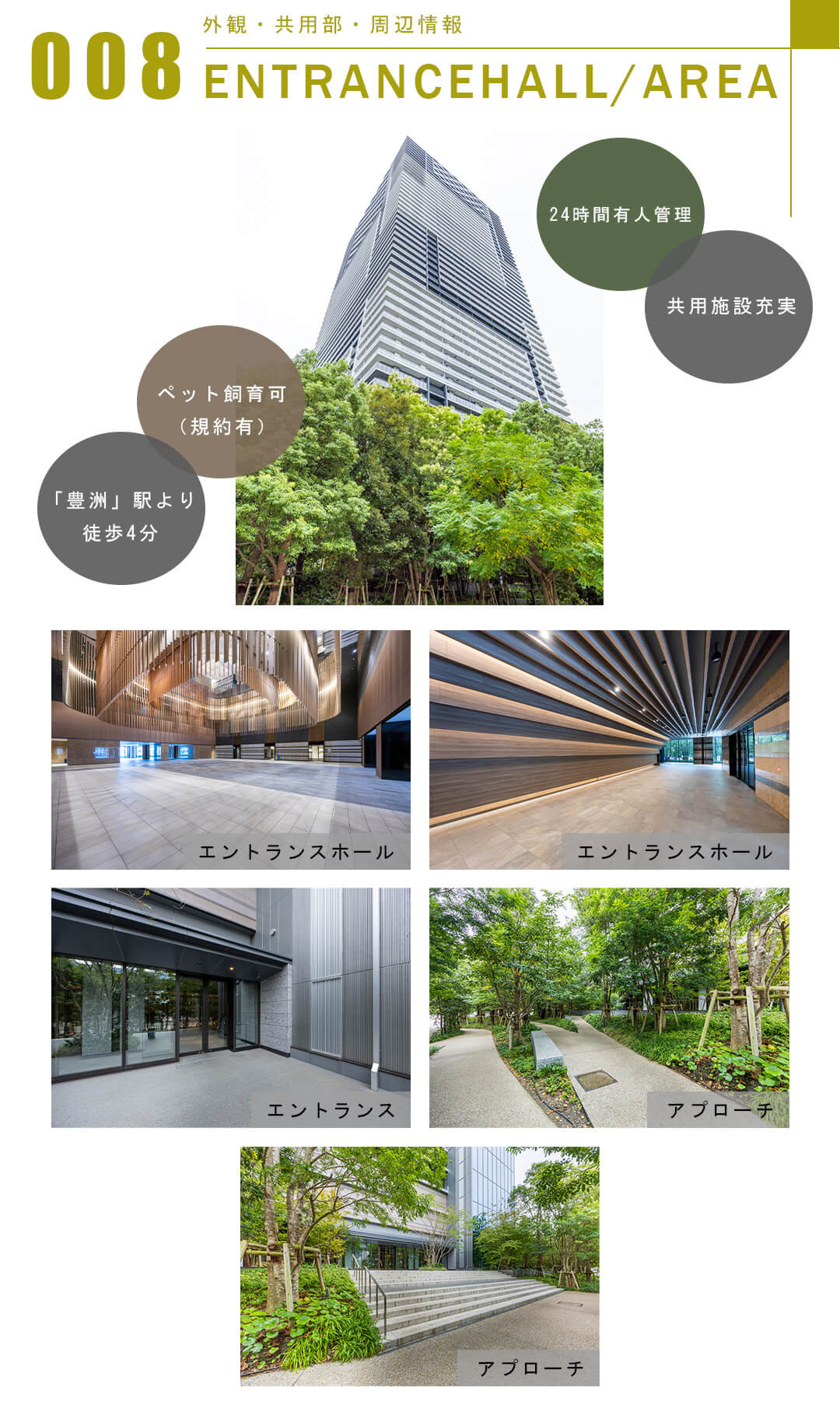 008外観,共用部,周辺情報,ENTRANCEHALL,AREA