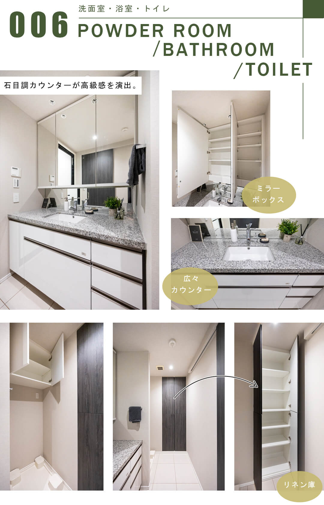 GLOBAL FRONT TOWERの洗面室