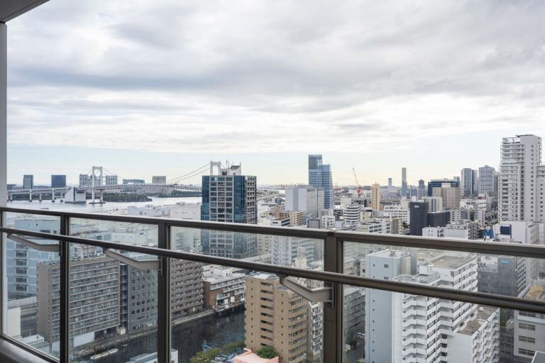 寝室からの眺望