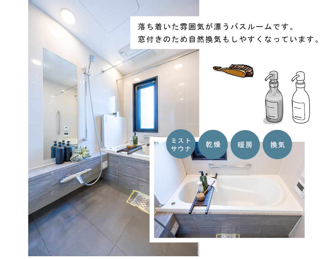 グランドメゾン白金の杜ザ・タワーの浴室