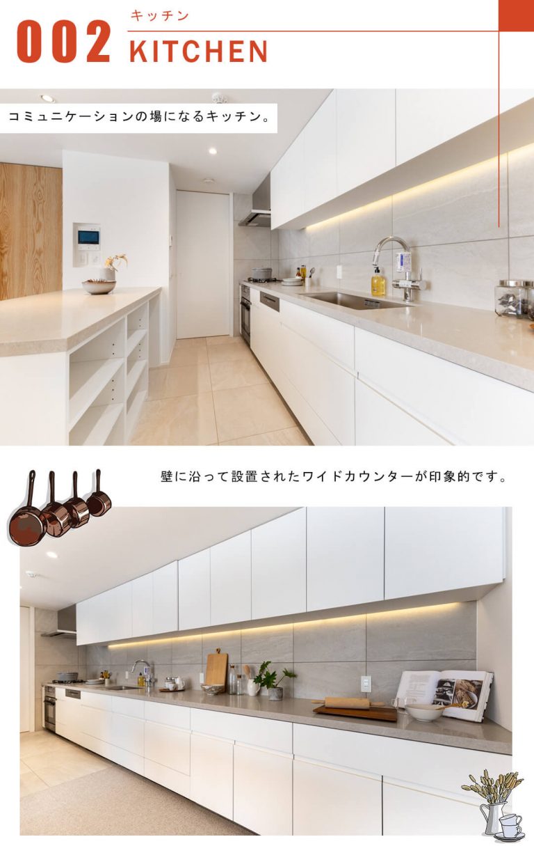 代々木公園パーク・マンションのキッチン