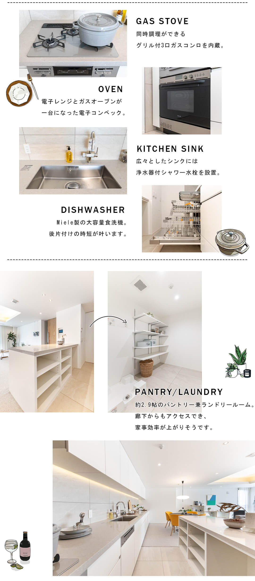 代々木公園パーク・マンションのキッチン