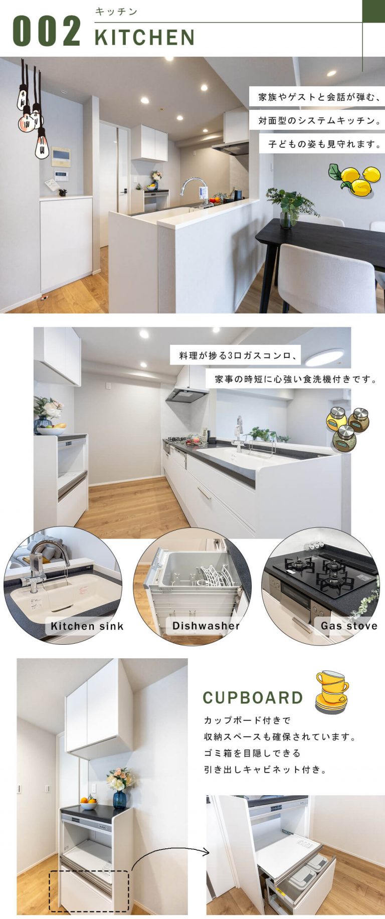 リビオ目黒リバーサウスのキッチン