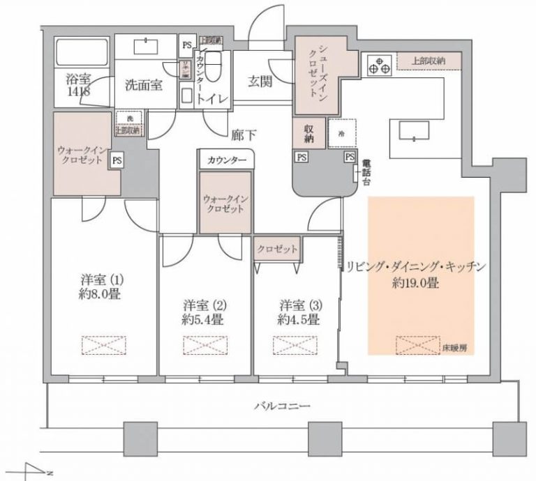 月島 花火大会も楽しめる97㎡の3LDK