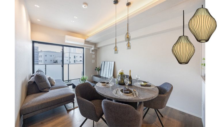 ディアナコート池田山公園のリビングダイニング