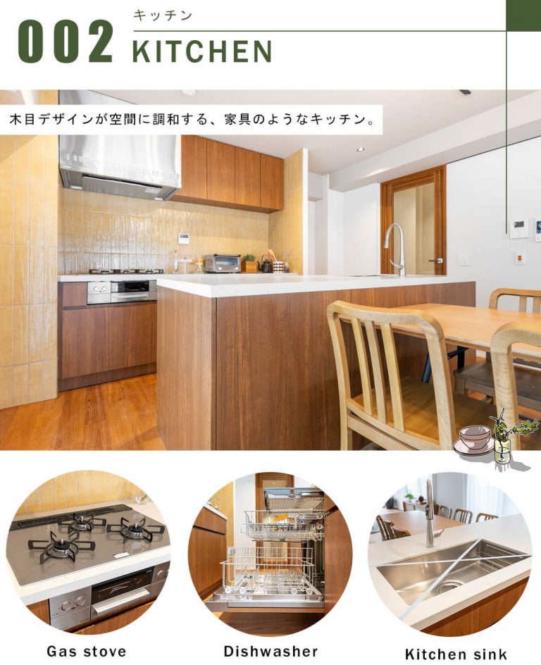 代々木ハイライズのキッチン