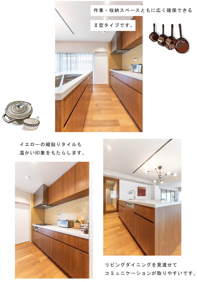 代々木ハイライズのキッチン