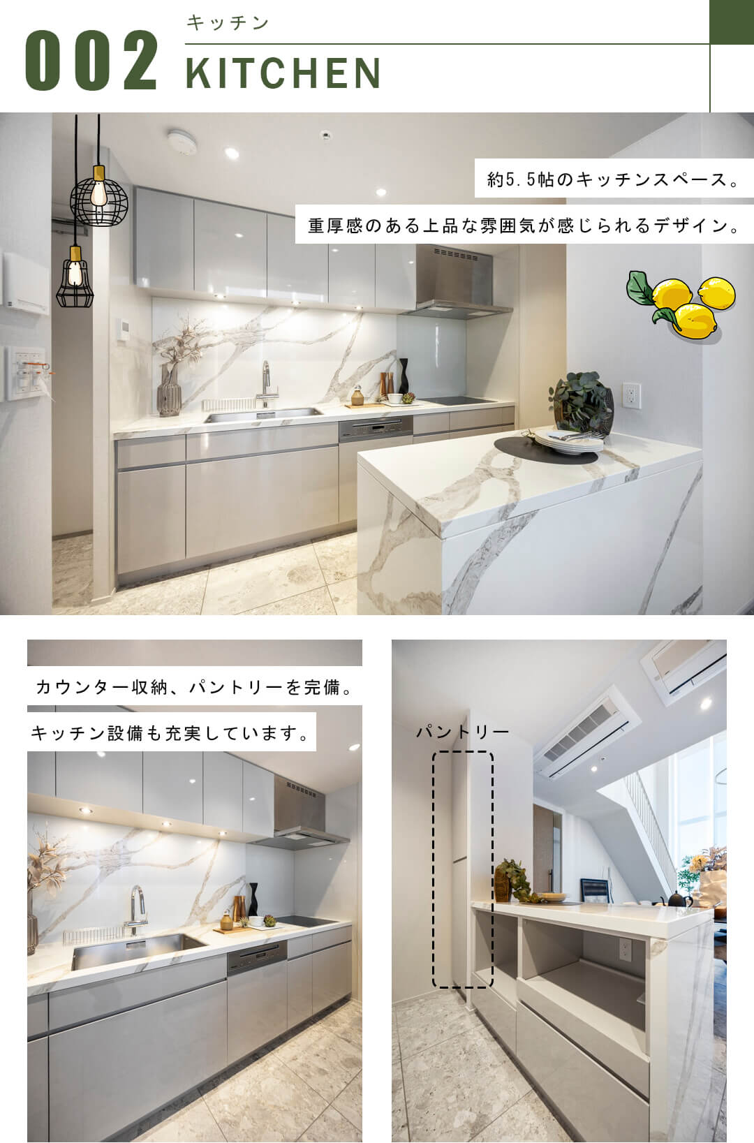 ワールドシティタワーズキャピタルタワーのキッチン