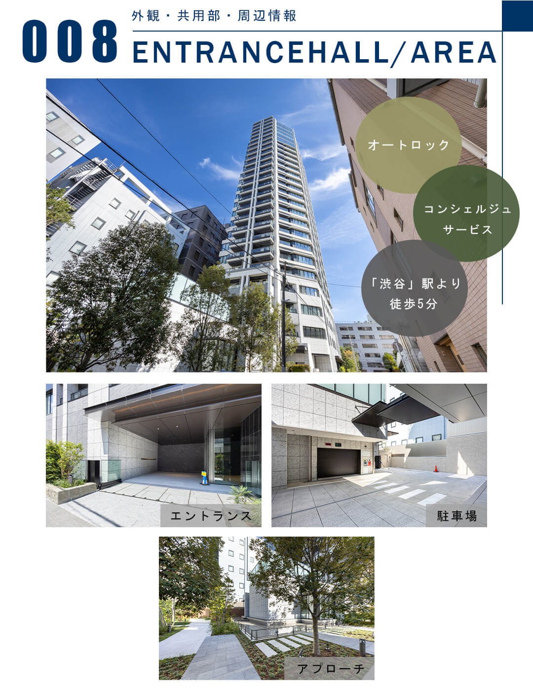 008外観,共用部,周辺情報,ENTRANCEHALL,AREA