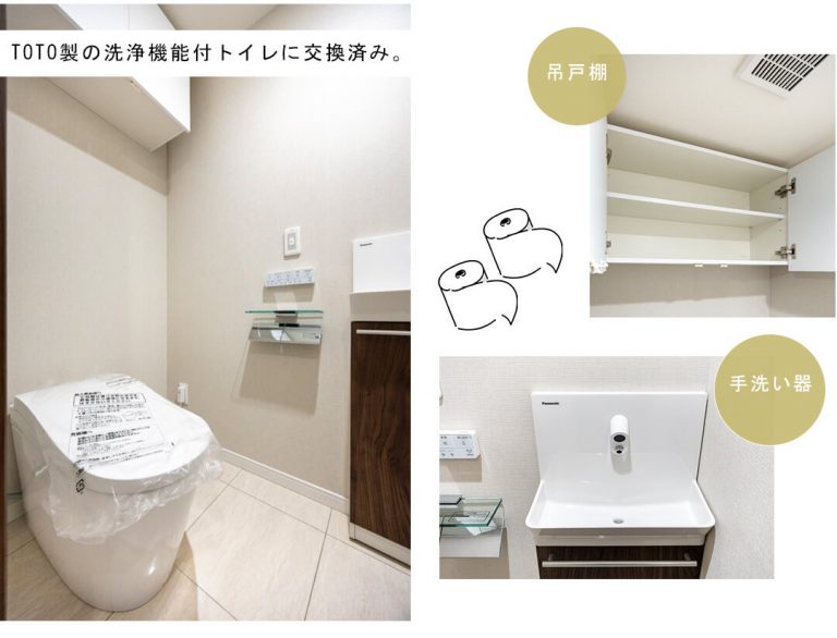 ジェントルエア神宮前のトイレ