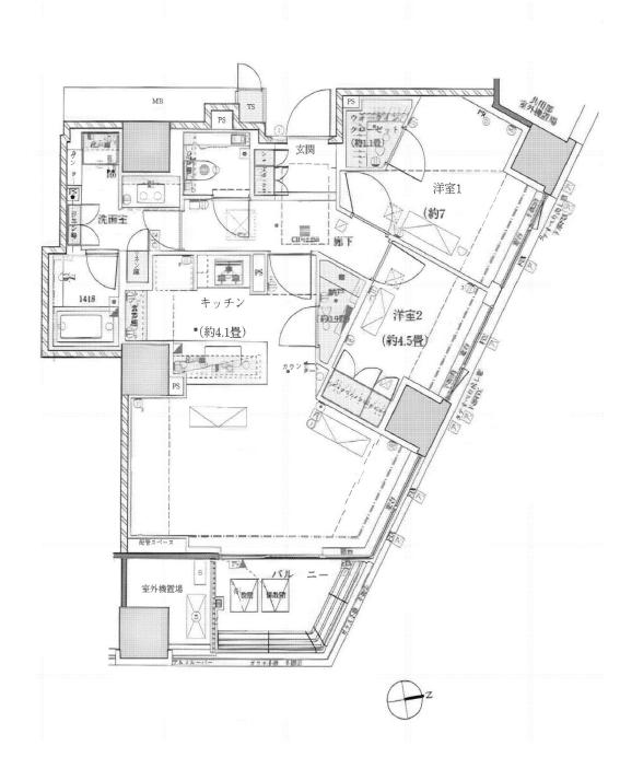 ザ・パークハウス西麻布レジデンス　静穏と華やぎを手にする、都心の住まい 間取り図