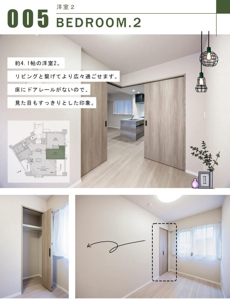 サンクタス本郷の洋室2