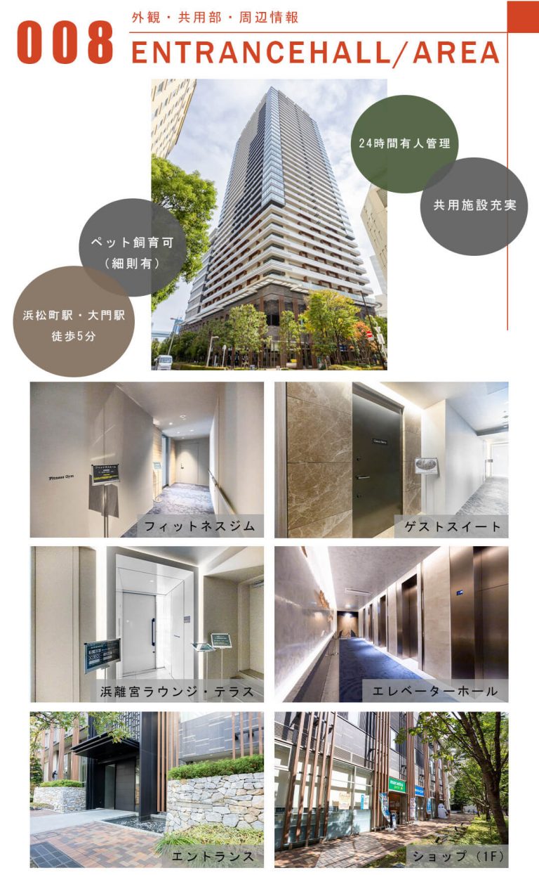 008外観,共用部,周辺情報,ENTRANCEHALL,AREA
