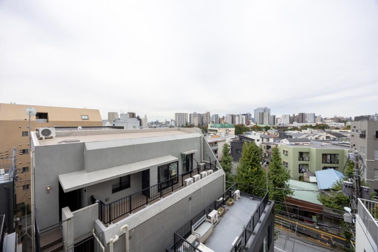 バルコニー眺望（北西側）