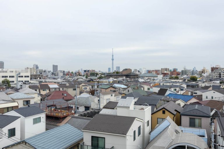 ルーフバルコニー眺望