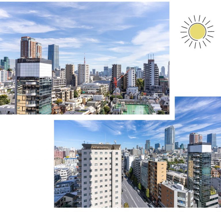 ザ・パークハウス西麻布レジデンスのバルコニー