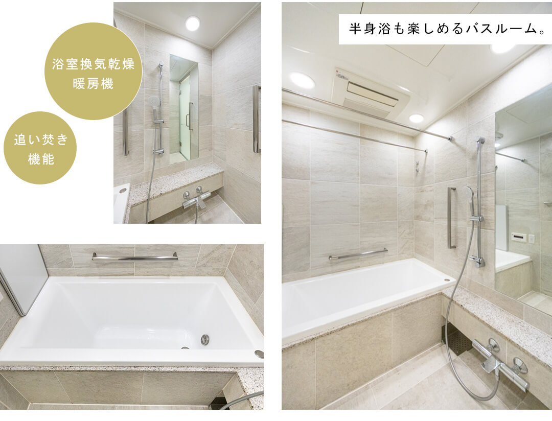 ザ・パークハウス西麻布レジデンスの浴室