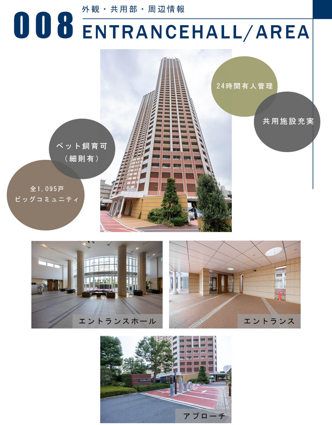 008外観,共用部,周辺情報,ENTRANCEHALL,AREA