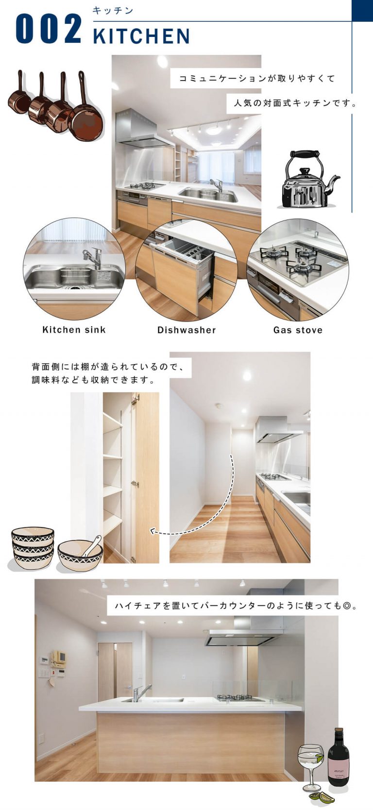 002キッチン,KITCHEN