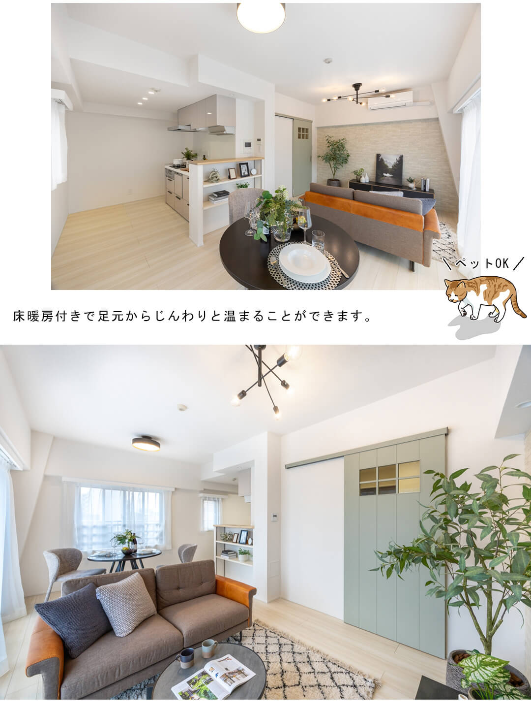 ジェイパーク文京白山のリビングダイニング