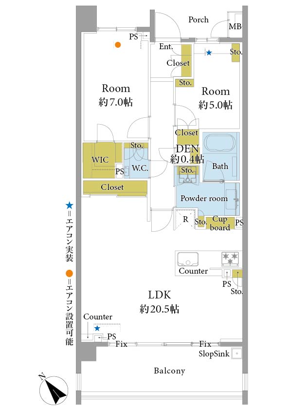 浜田山　自然と上質が調和する、ペット暮らせる低層レジデンス 間取り図