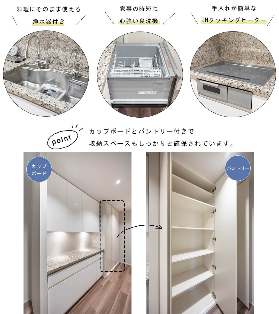 パークコート赤坂ザタワーのキッチン