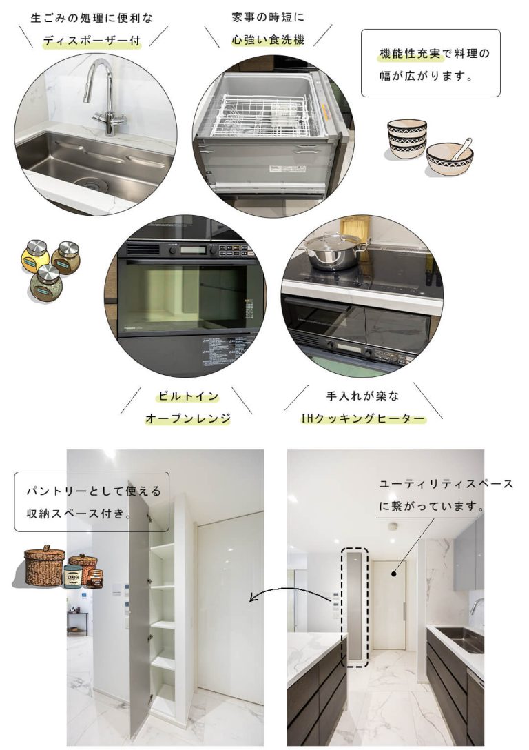 パークコート千代田四番町のキッチン