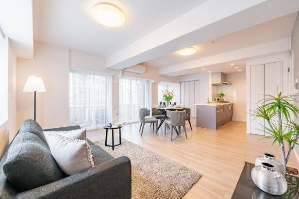 月島　ゆったりと過ごせる南西向きの角部屋3LDK