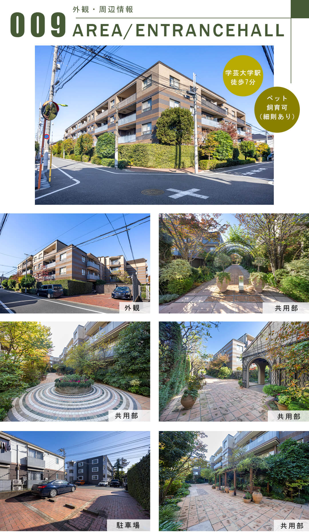 パークコート学芸大学の外観・周辺情報