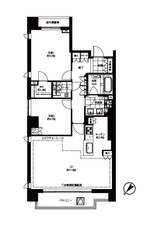 渋谷　神宮前で味わう、穏やかで上質な暮らし 間取図