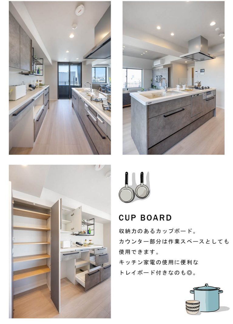 イニシアイオ目黒学芸大学のキッチン