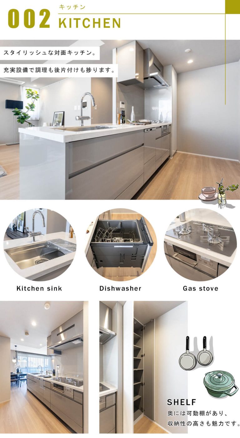 神宮前五丁目ブランシェのキッチン