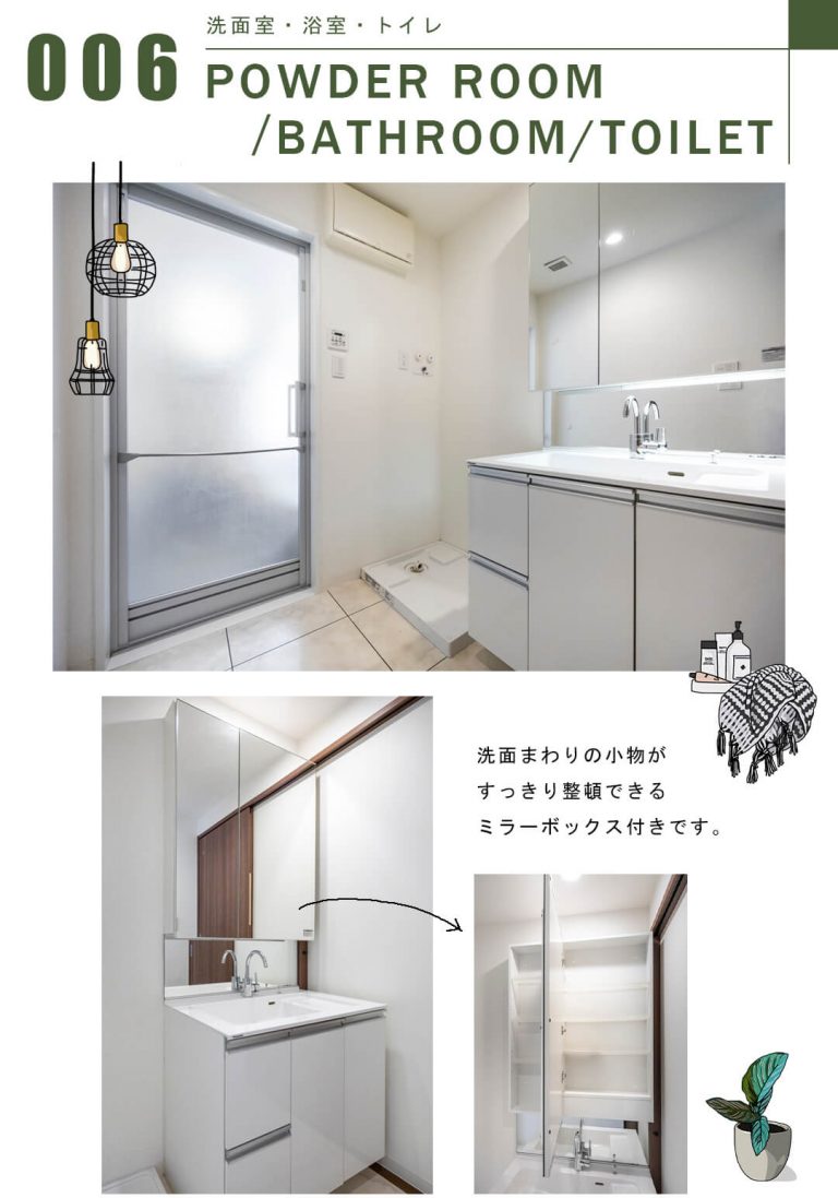 BAOS神宮前の洗面室・浴室・トイレ