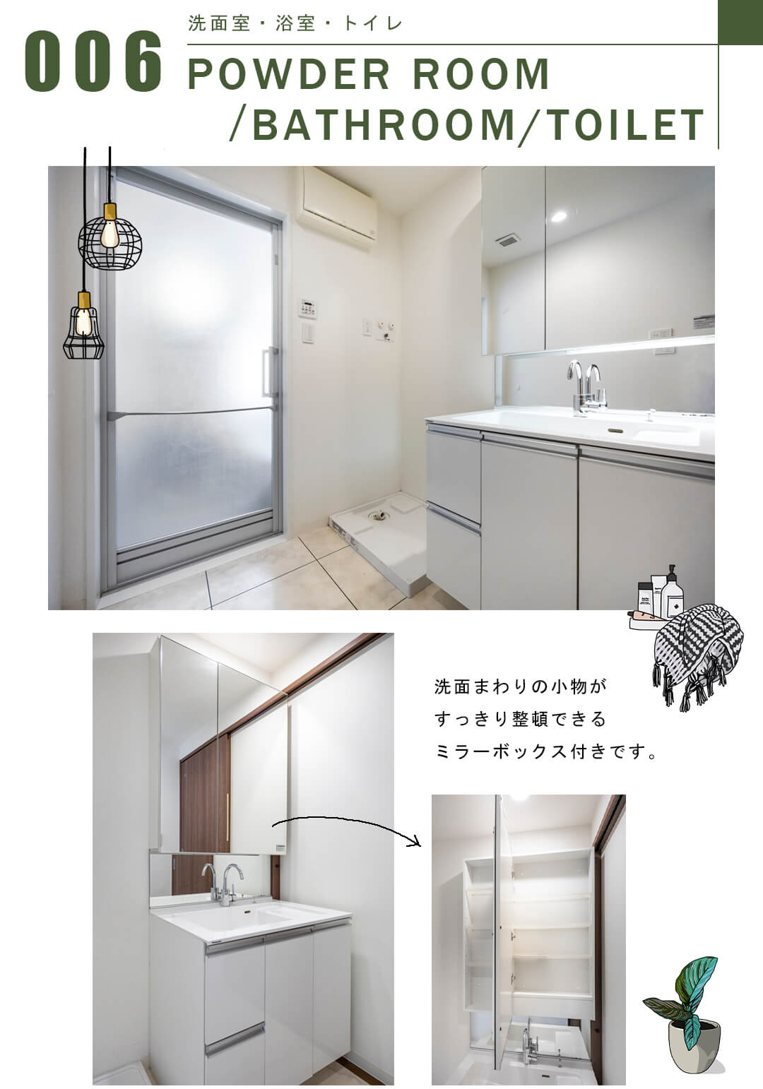 BAOS神宮前の洗面室・浴室・トイレ