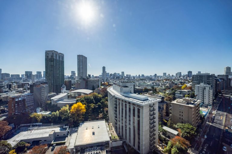 リビングダイニングからの眺望