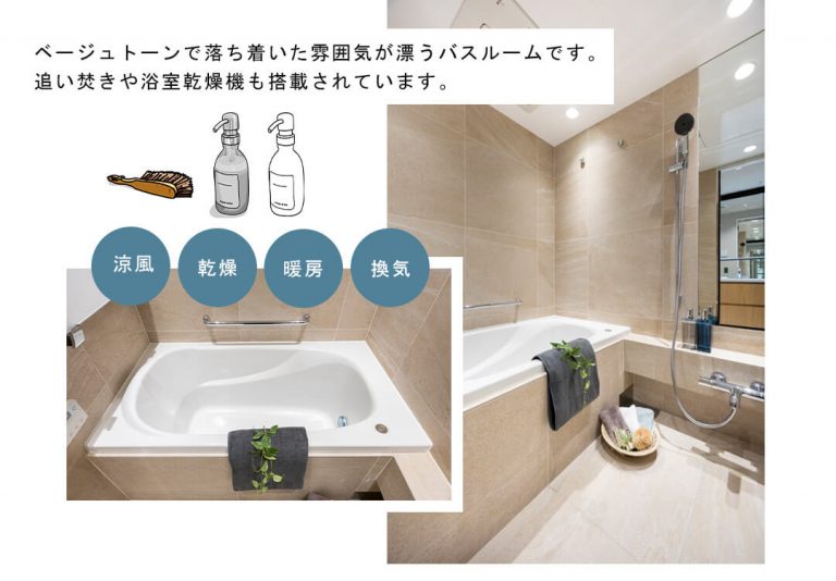 ウェリスタワー愛宕虎ノ門の浴室