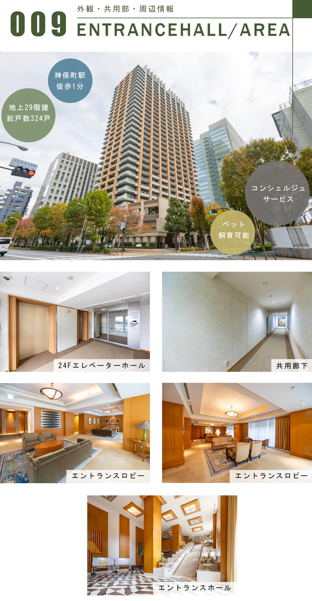 東京パークタワーの外観と共用部