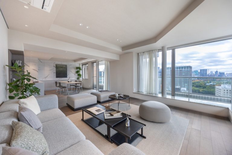 東京パークタワー　皇居の緑を望み、ゆったりとした時間を 140㎡超の南西角住戸