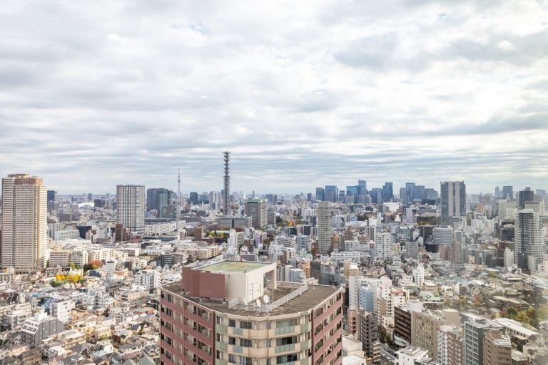 リビングダイニングからの眺望