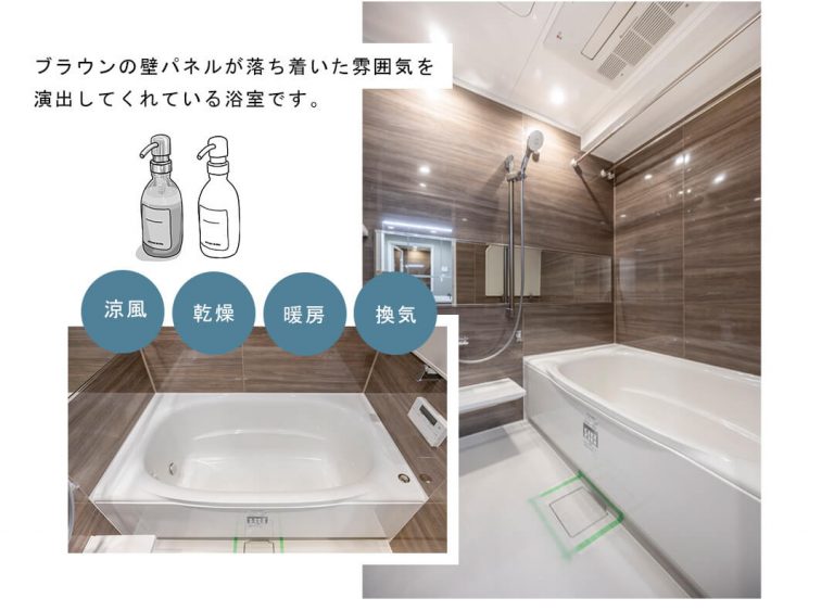 ライオンズスクエア用賀の浴室