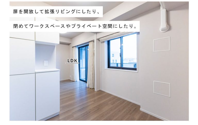 ジオ四谷三栄町の洋室