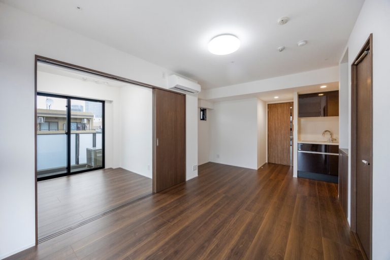 築地　2018年竣工の築浅レジデンス、見晴らし良好の2LDK