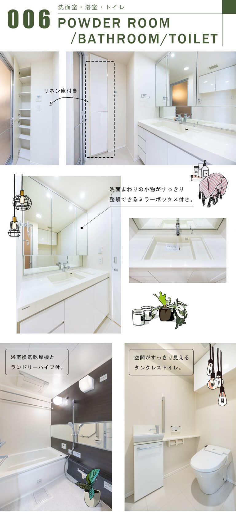 シティハウス文京千石駅前の洗面室・浴室・トイレ