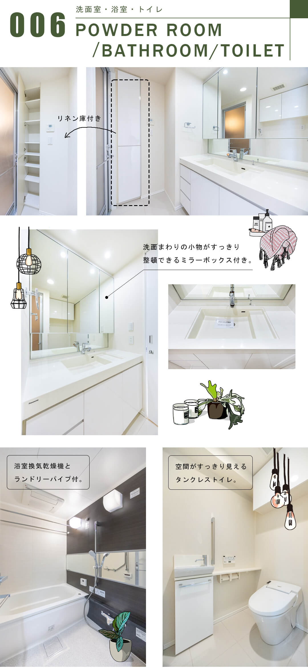 シティハウス文京千石駅前の洗面室・浴室・トイレ